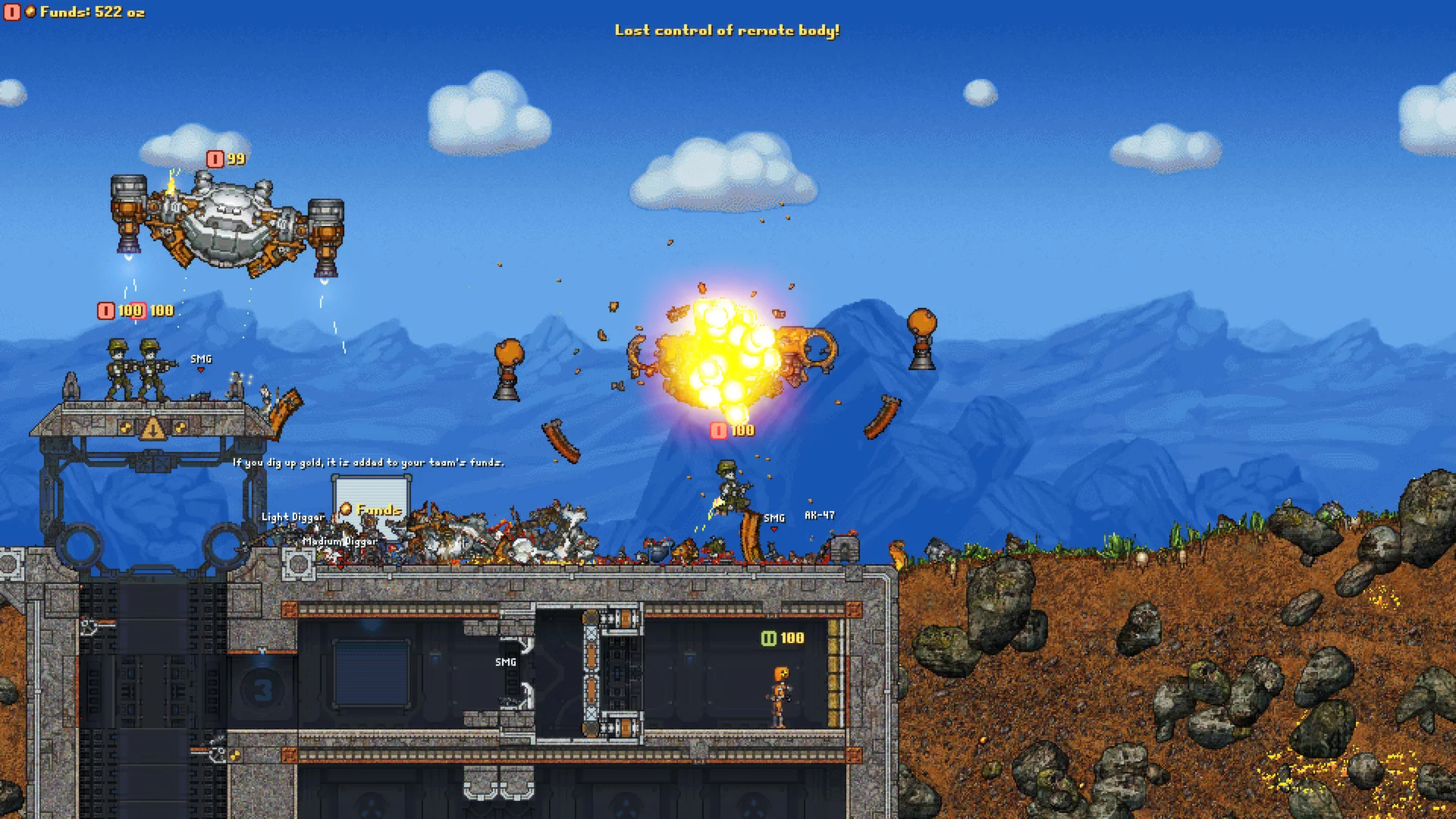 Изображение игры: Cortex Command