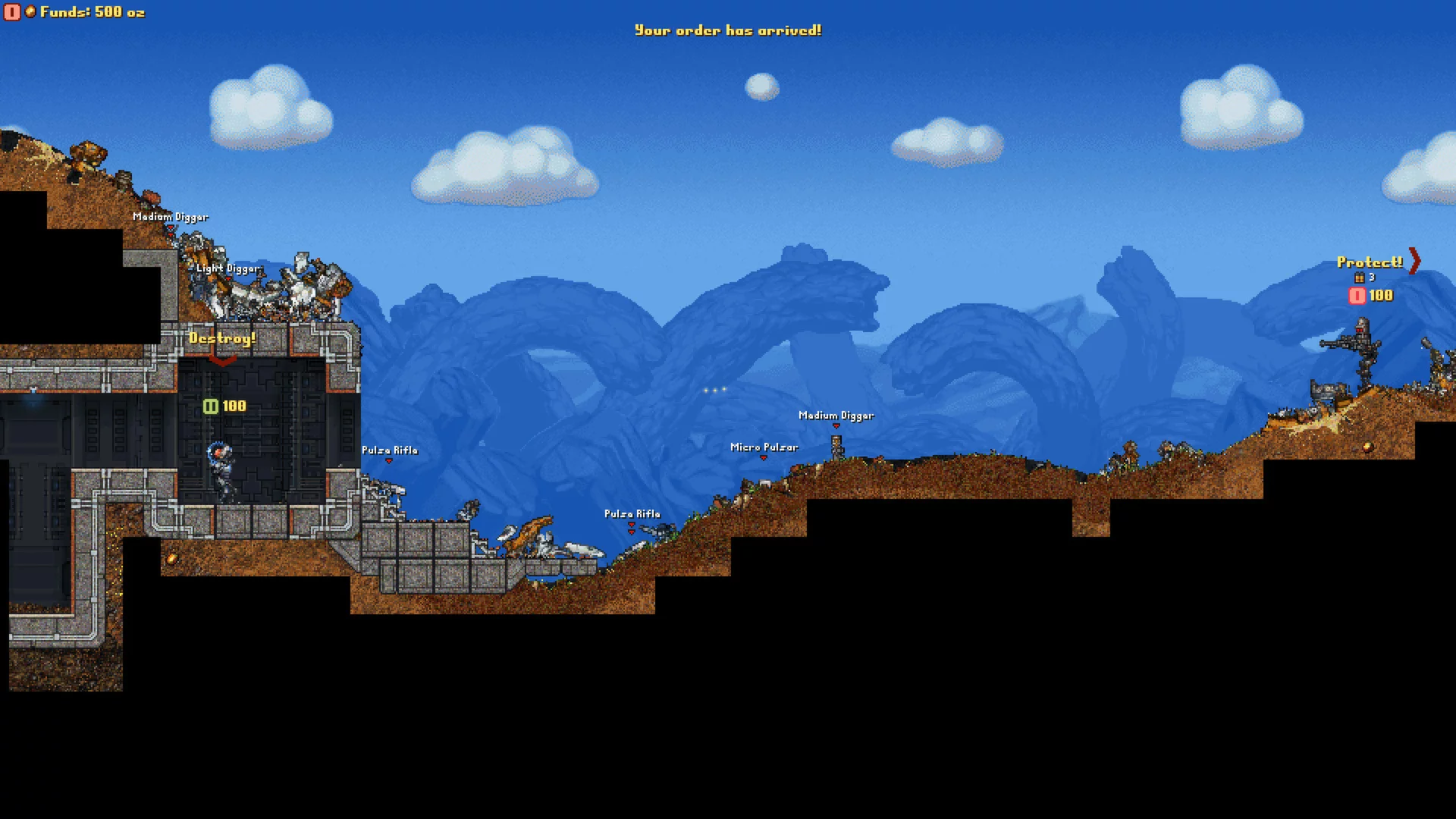 Изображение игры: Cortex Command