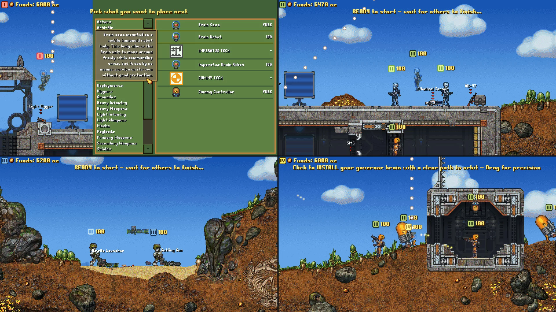 Изображение игры: Cortex Command