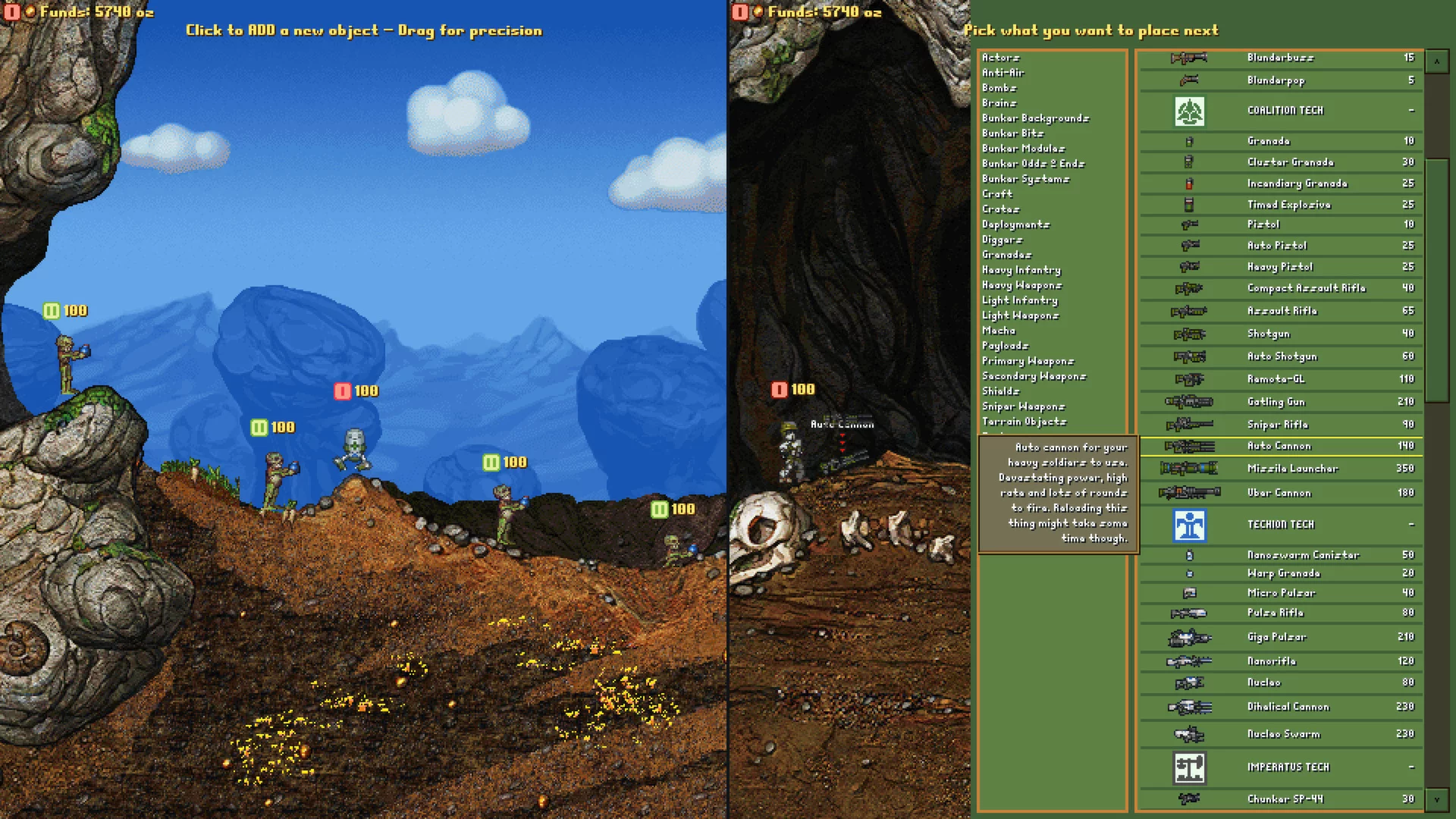 Изображение игры: Cortex Command