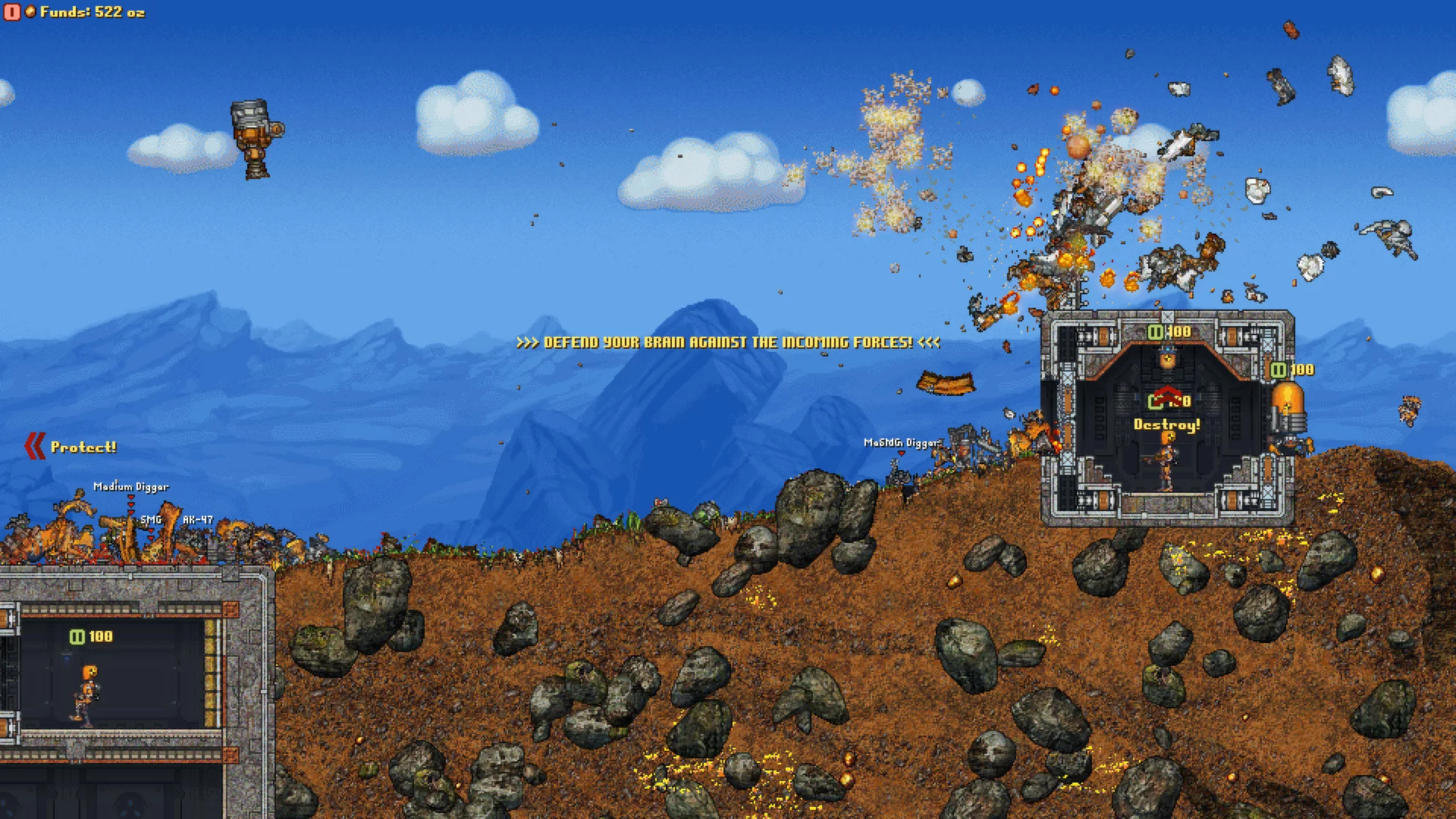 Изображение игры: Cortex Command