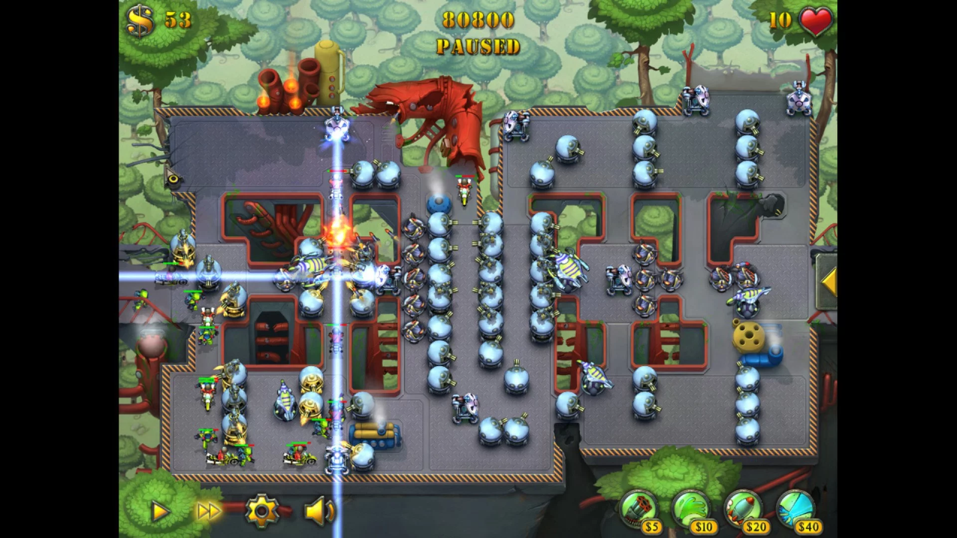 Изображение игры: Fieldrunners