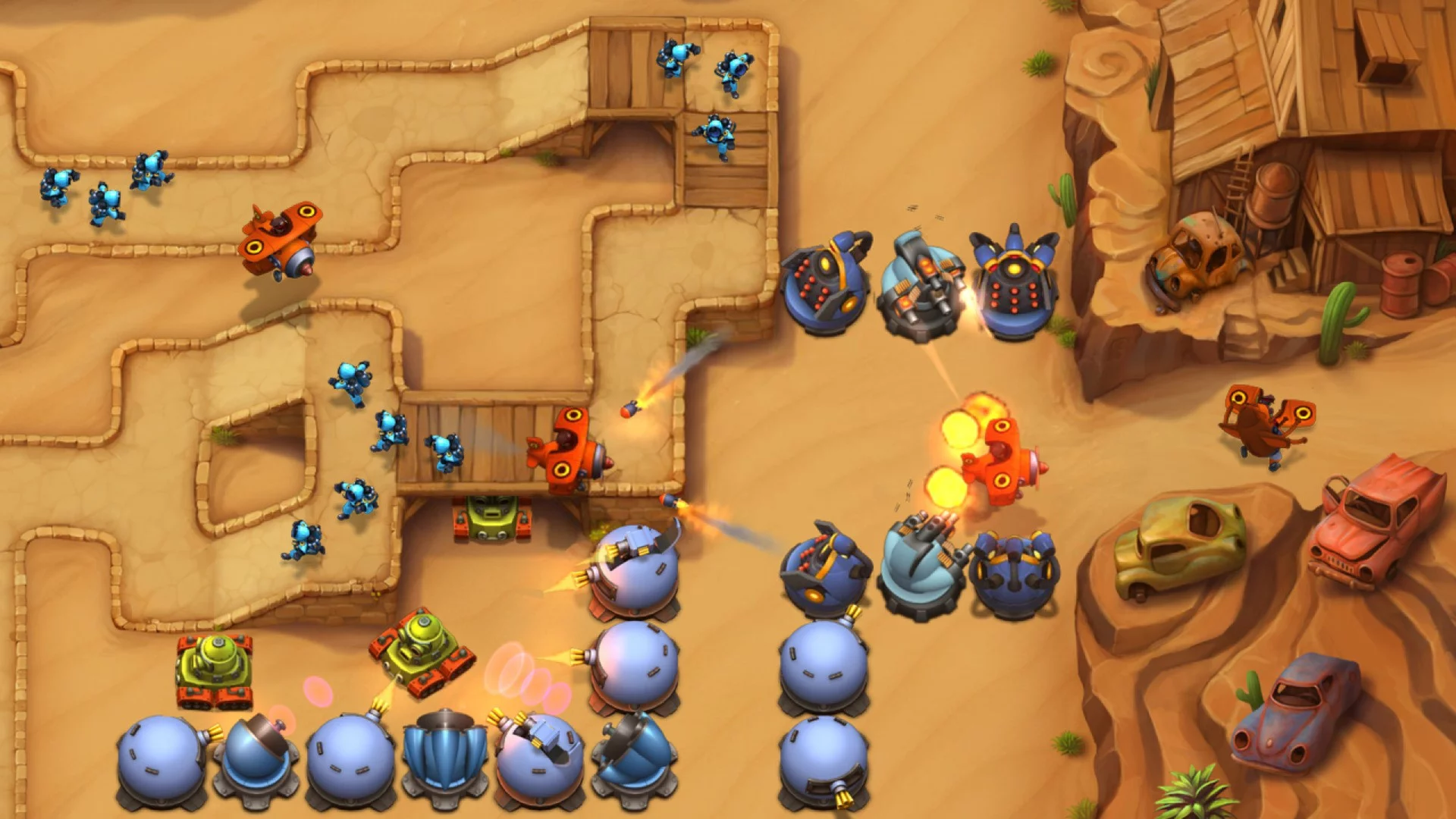 Изображение игры:  Fieldrunners 2