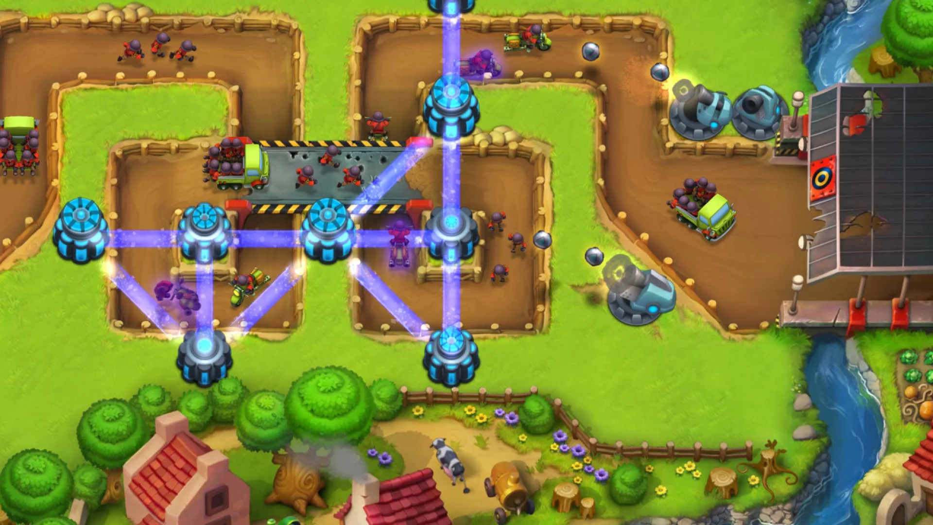 Изображение игры:  Fieldrunners 2
