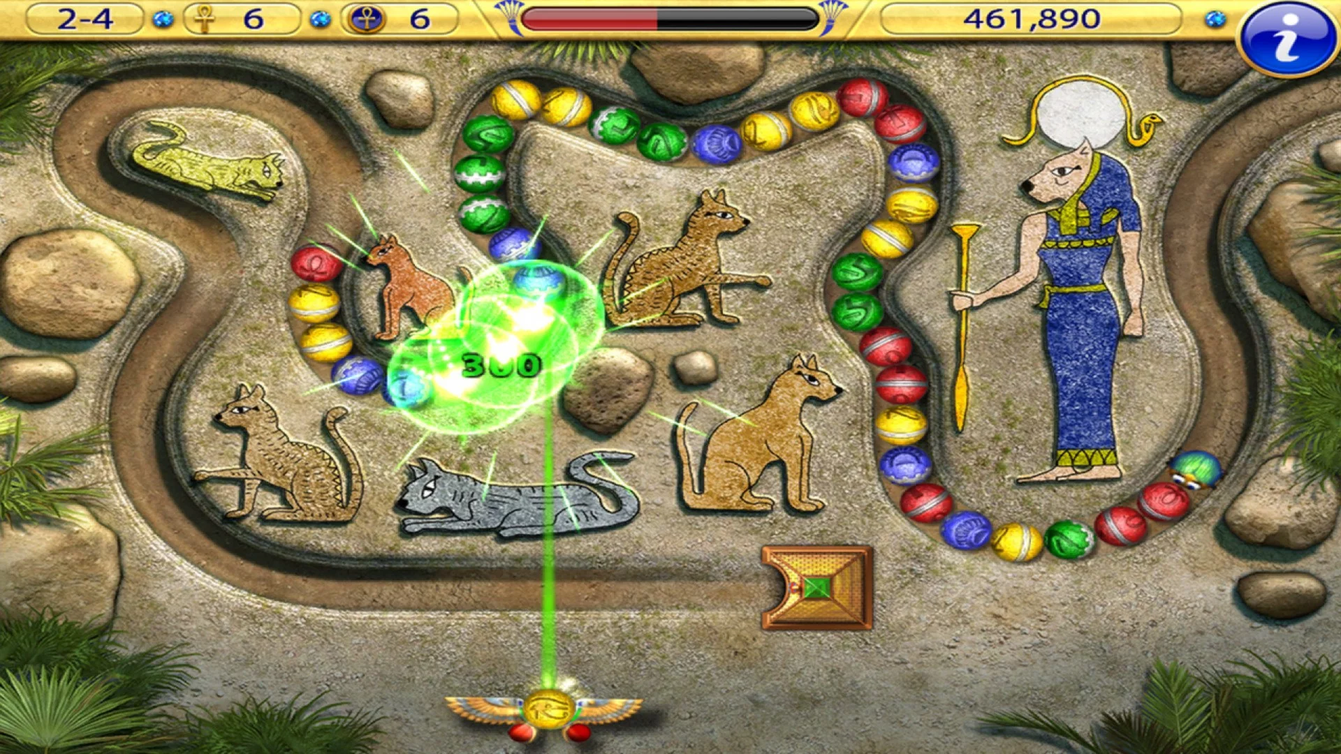 Изображение игры: Luxor: Amun Rising HD