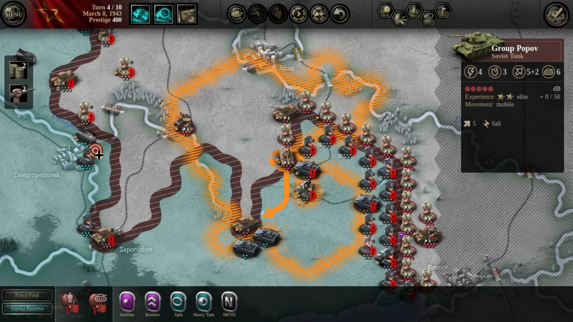 Изображение игры: Unity of Command: Stalingrad Campaign