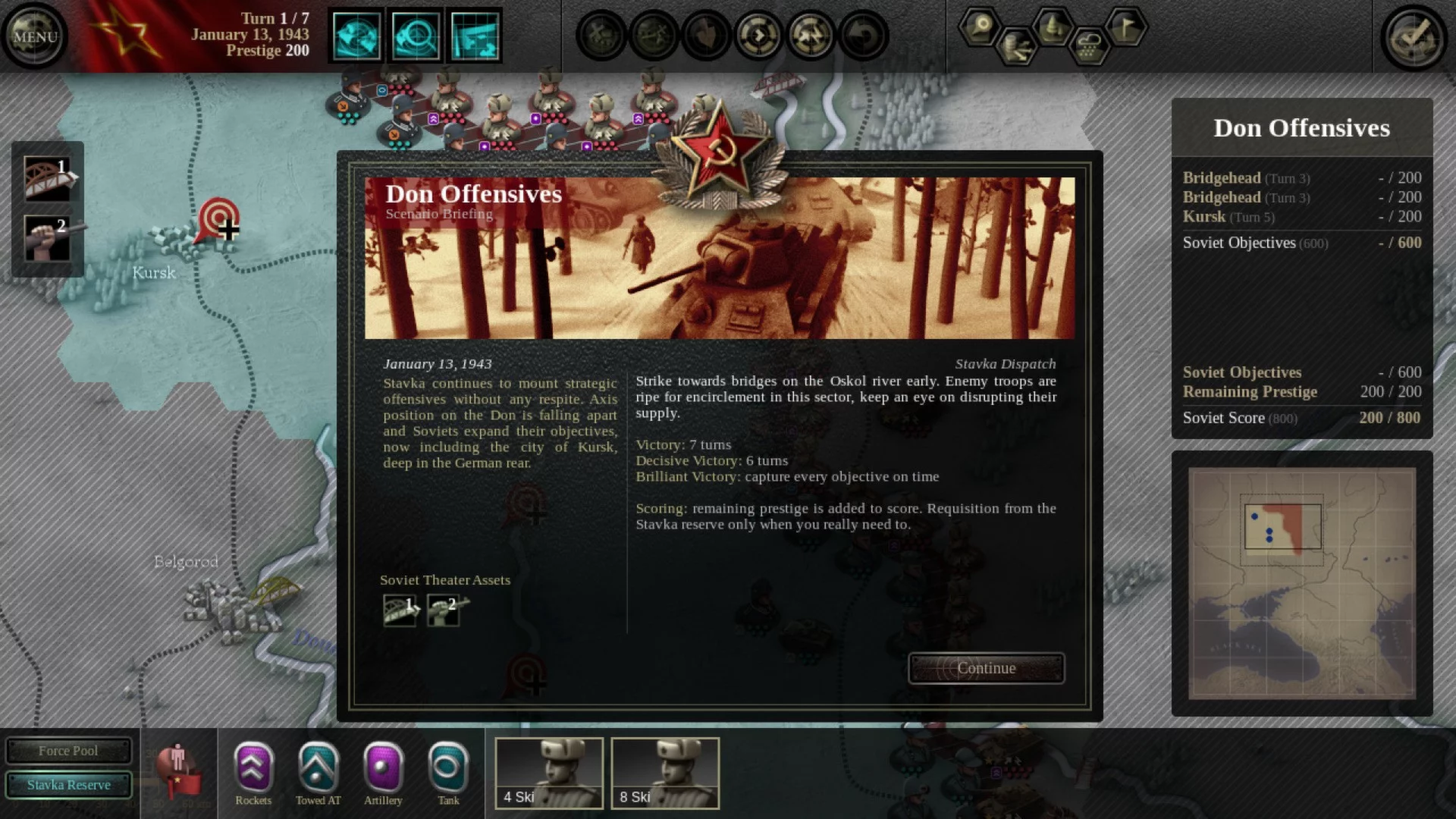 Изображение игры: Unity of Command: Stalingrad Campaign