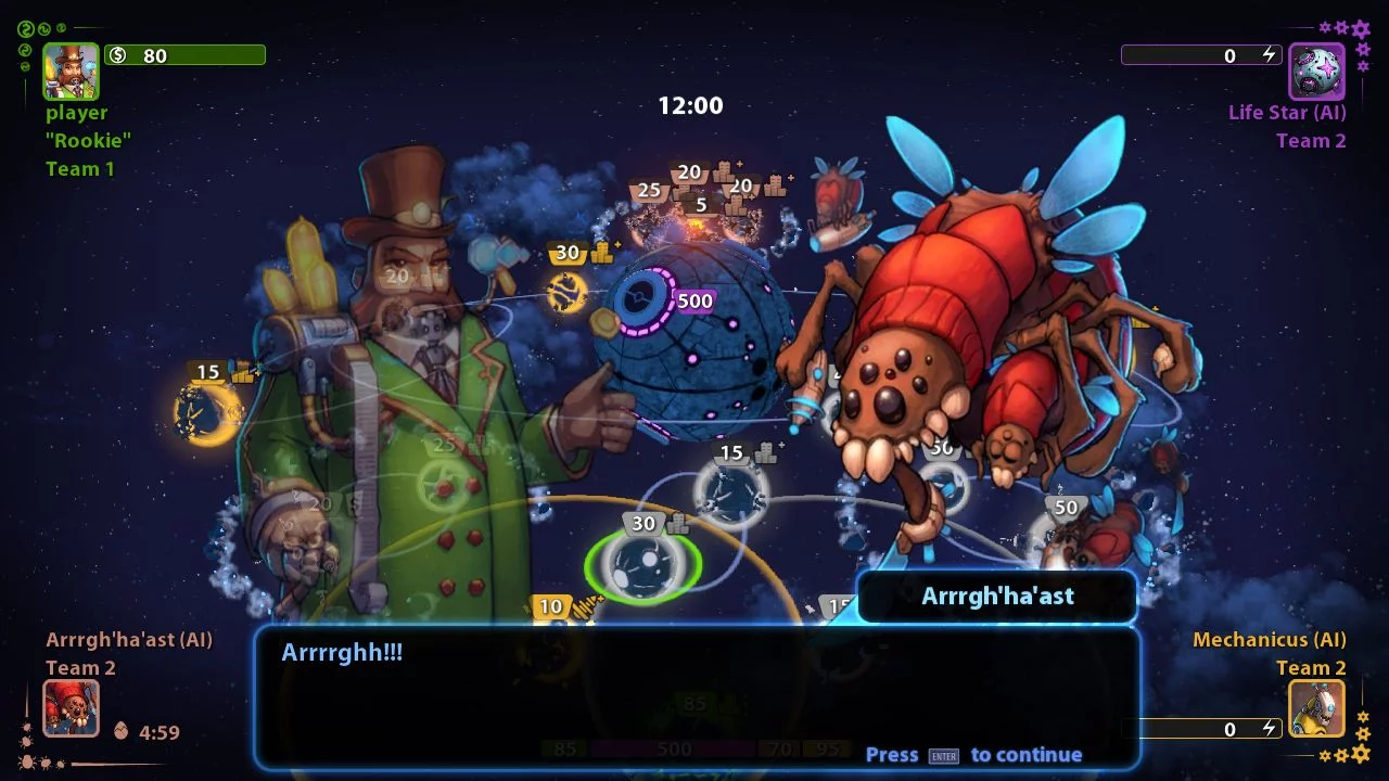 Изображение игры: Planets Under Attack