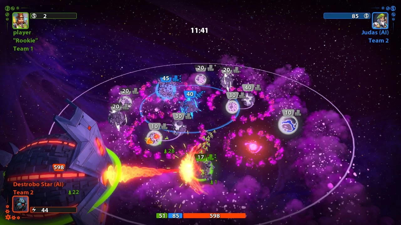 Изображение игры: Planets Under Attack