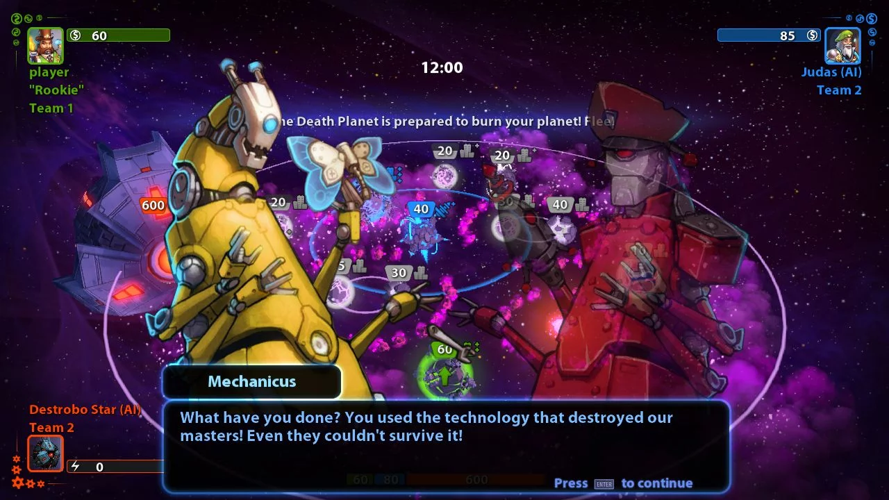 Изображение игры: Planets Under Attack