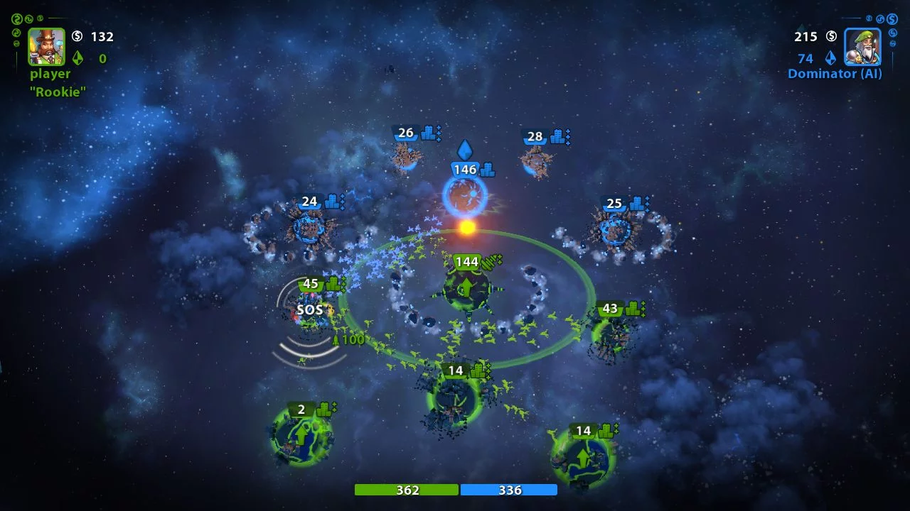 Изображение игры: Planets Under Attack