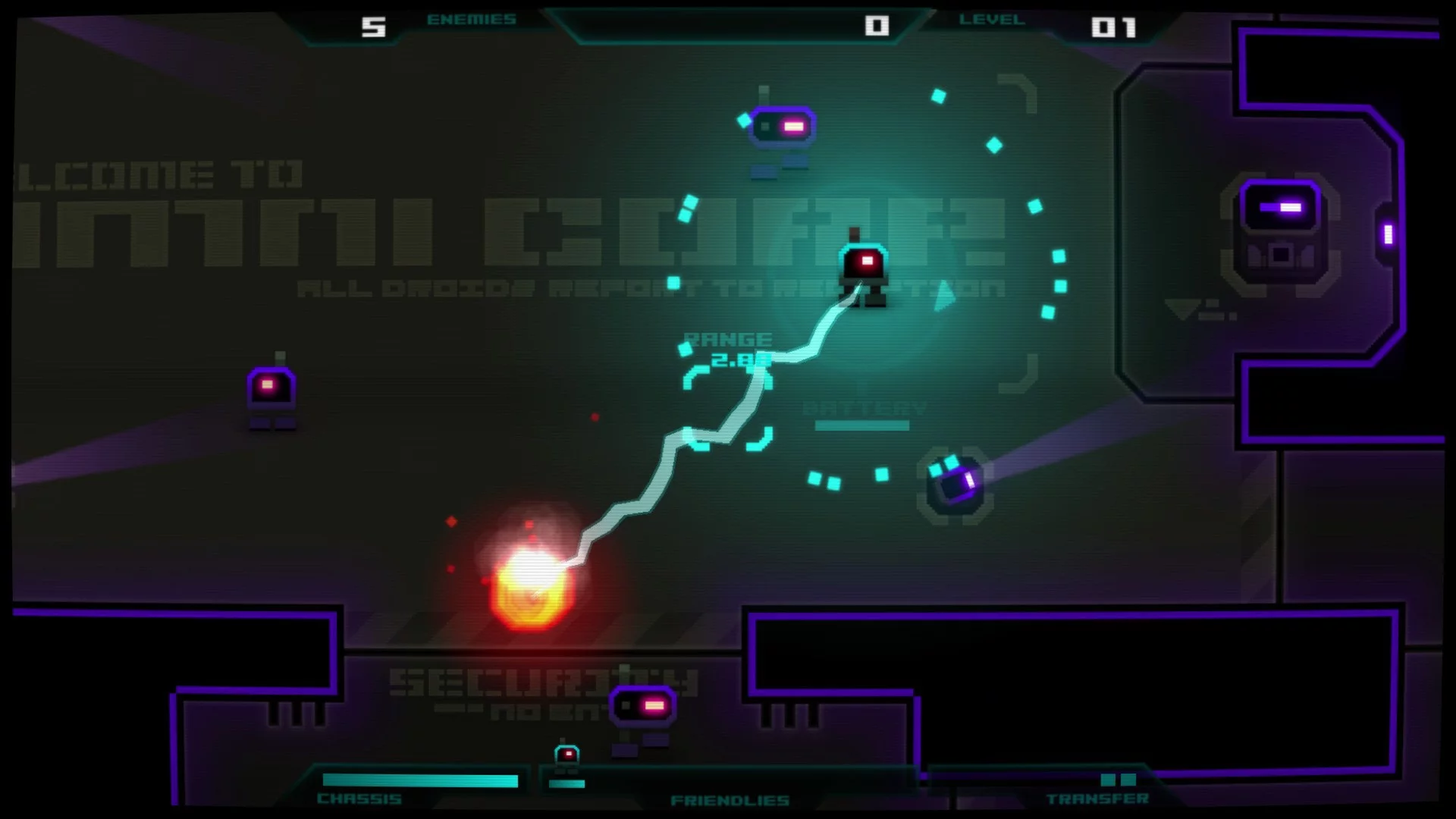 Изображение игры: Droid Assault