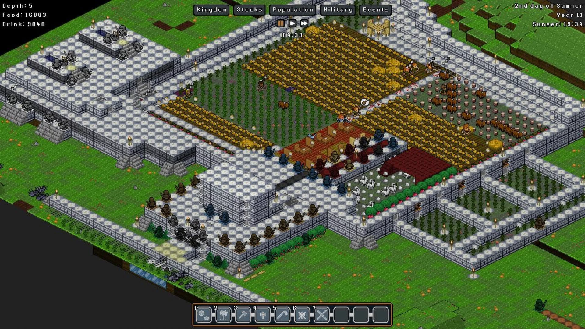 Изображение игры: Gnomoria
