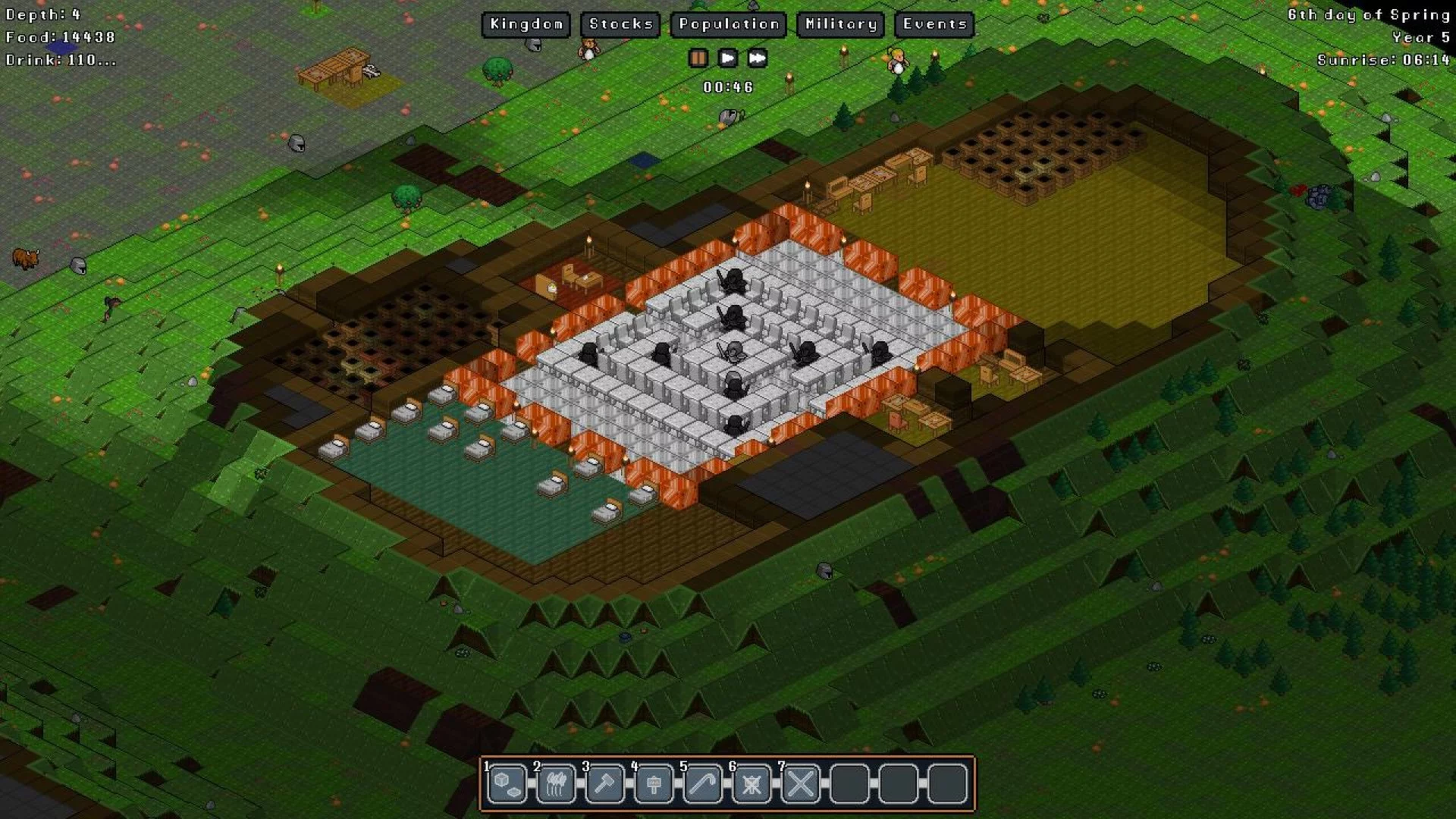 Изображение игры: Gnomoria