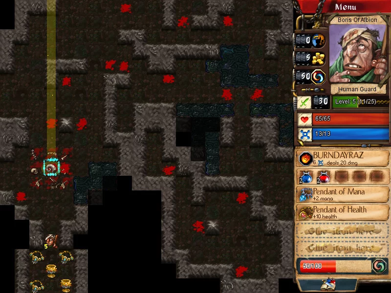 Изображение игры: Desktop Dungeons