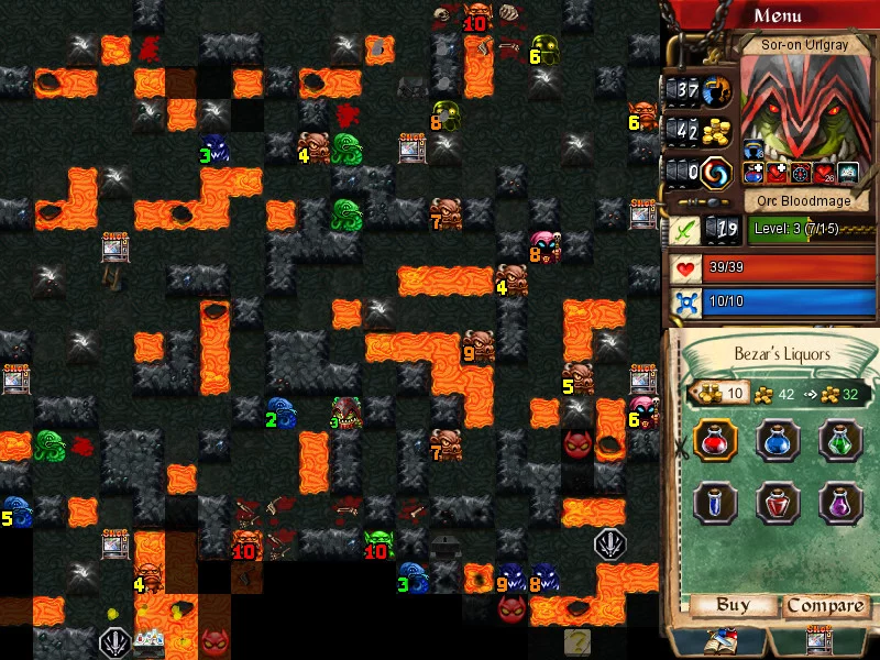 Изображение игры: Desktop Dungeons