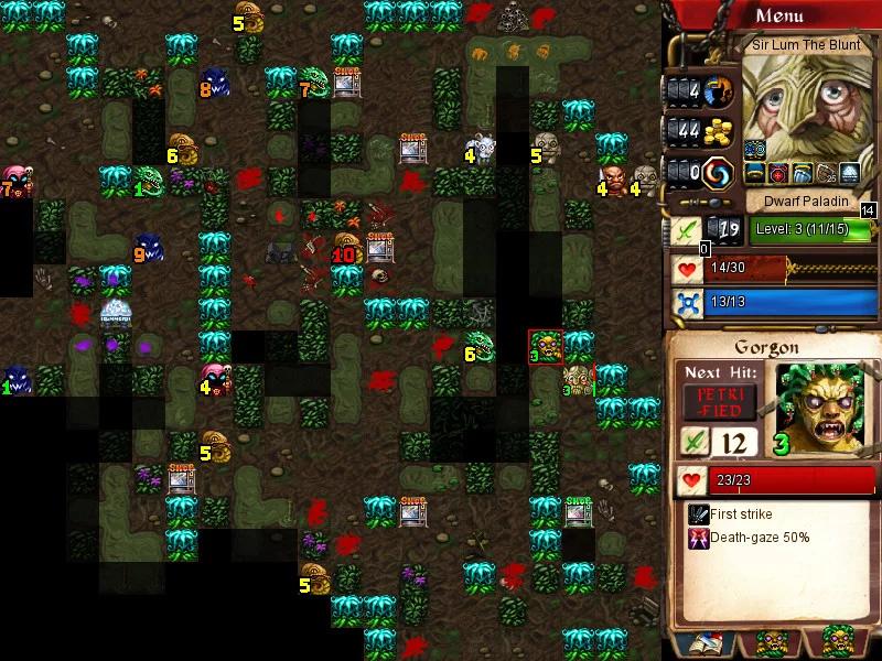 Изображение игры: Desktop Dungeons