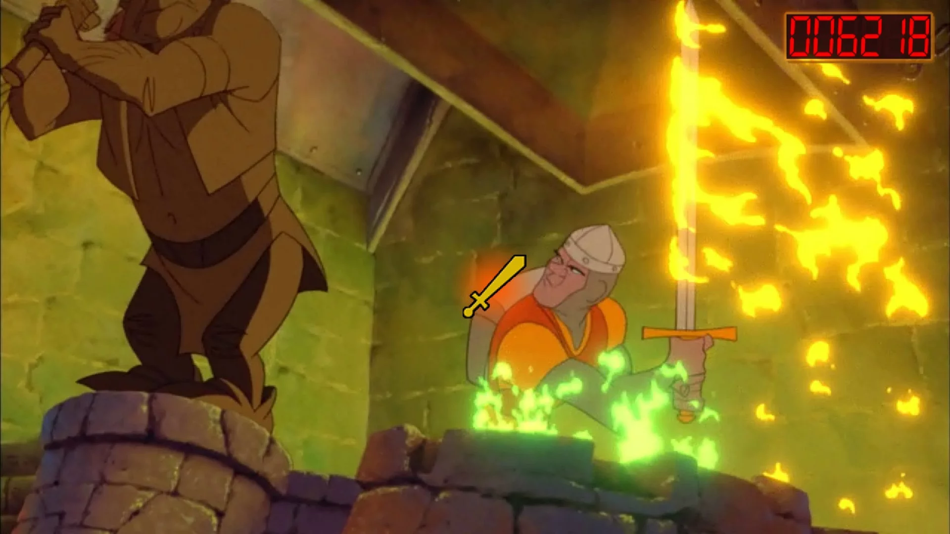 Изображение игры: Dragon's Lair