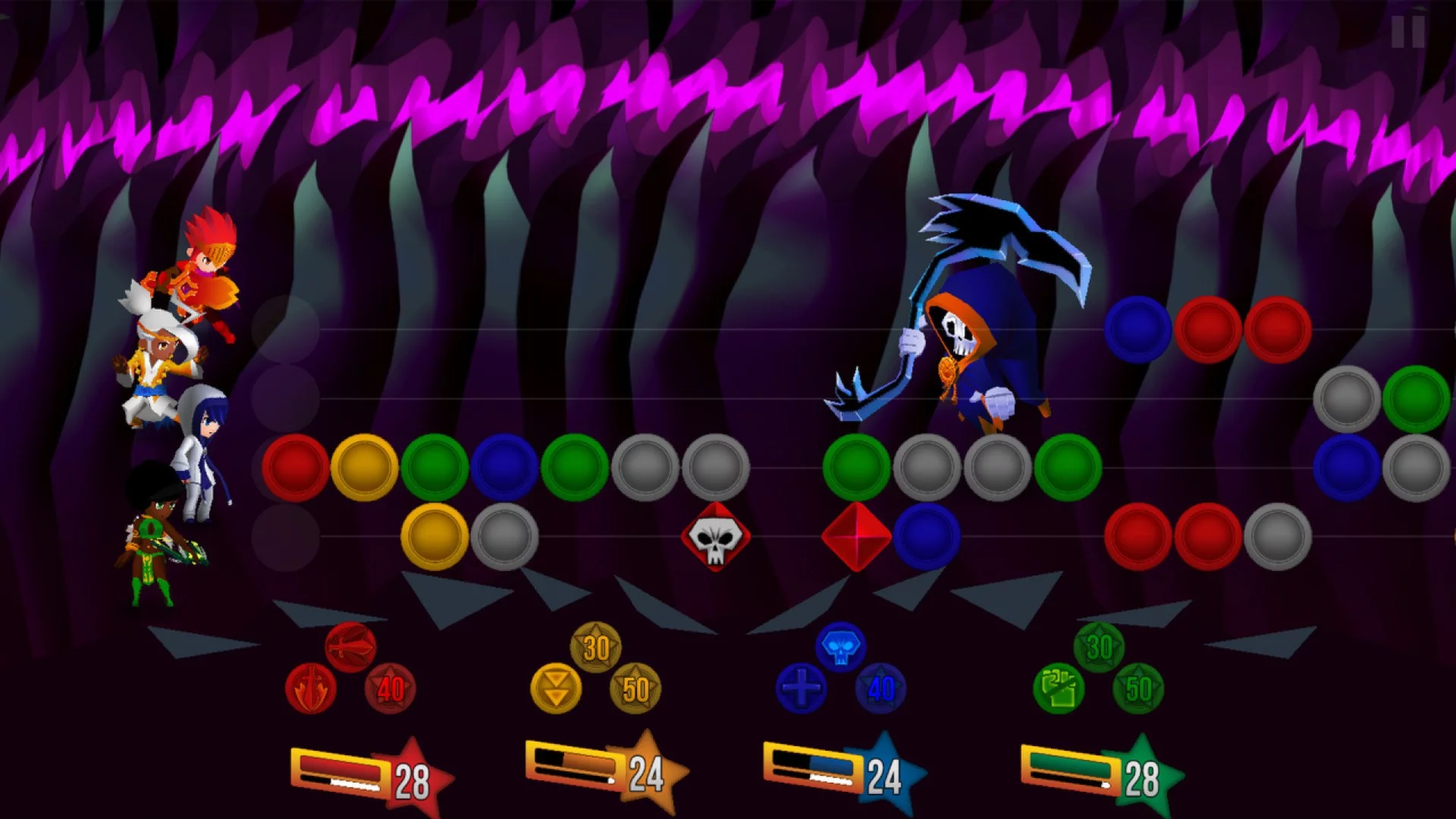 Изображение игры: Dungeon Hearts