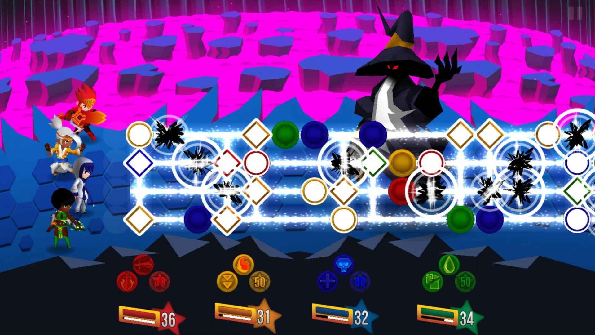 Изображение игры: Dungeon Hearts