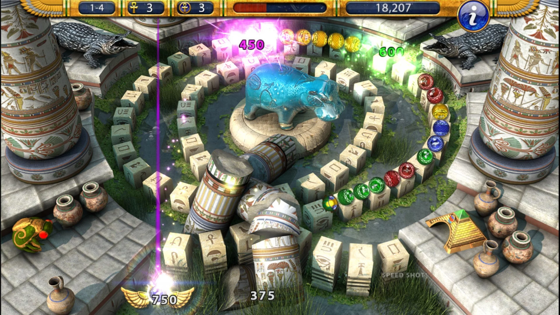 Изображение игры: Luxor 2 HD