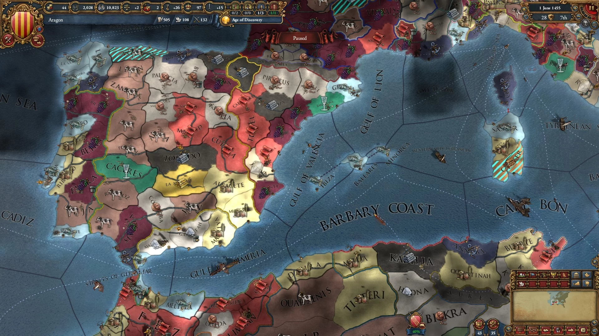 Изображение игры: Europa Universalis IV