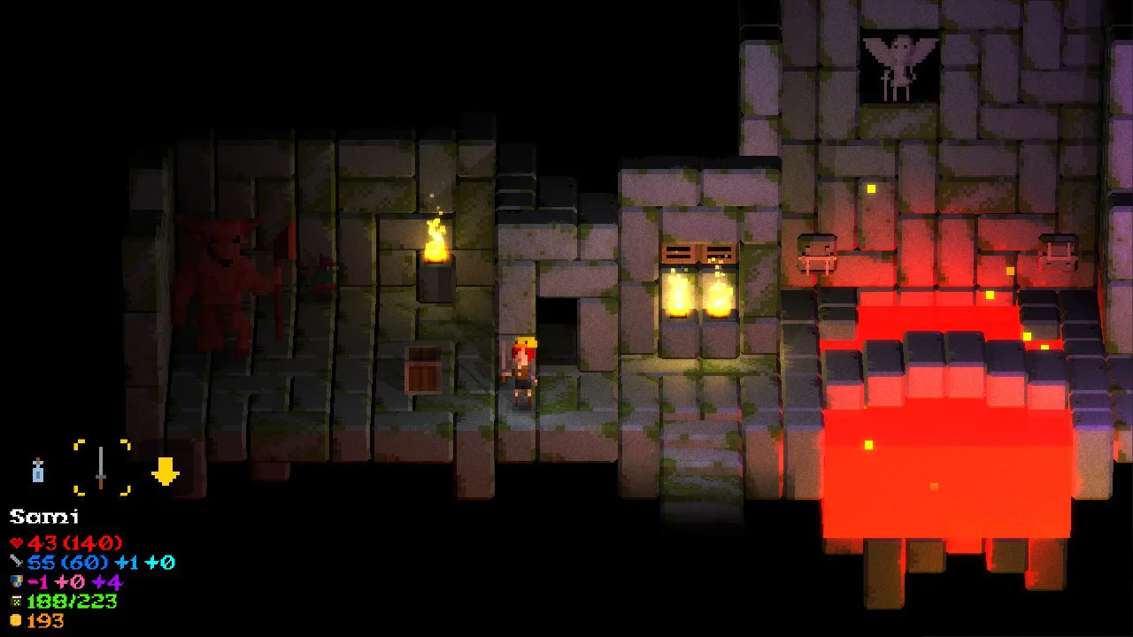 Изображение игры: Legend of Dungeon
