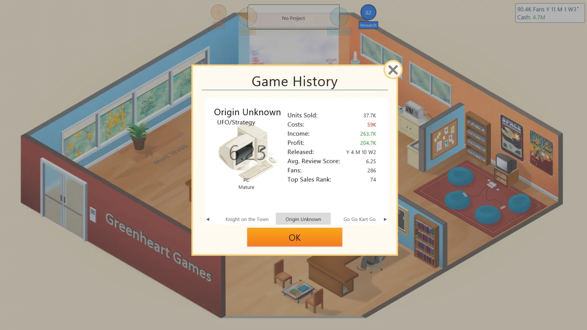 Изображение игры: Game Dev Tycoon