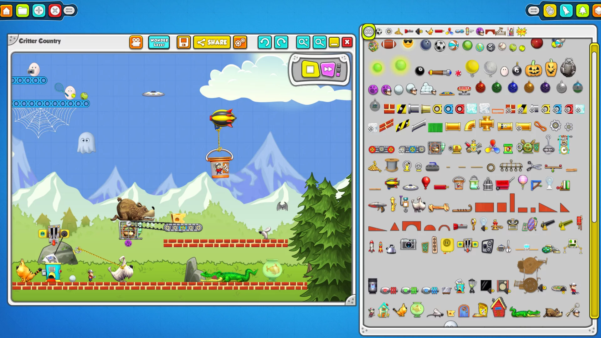 Изображение игры: Contraption Maker