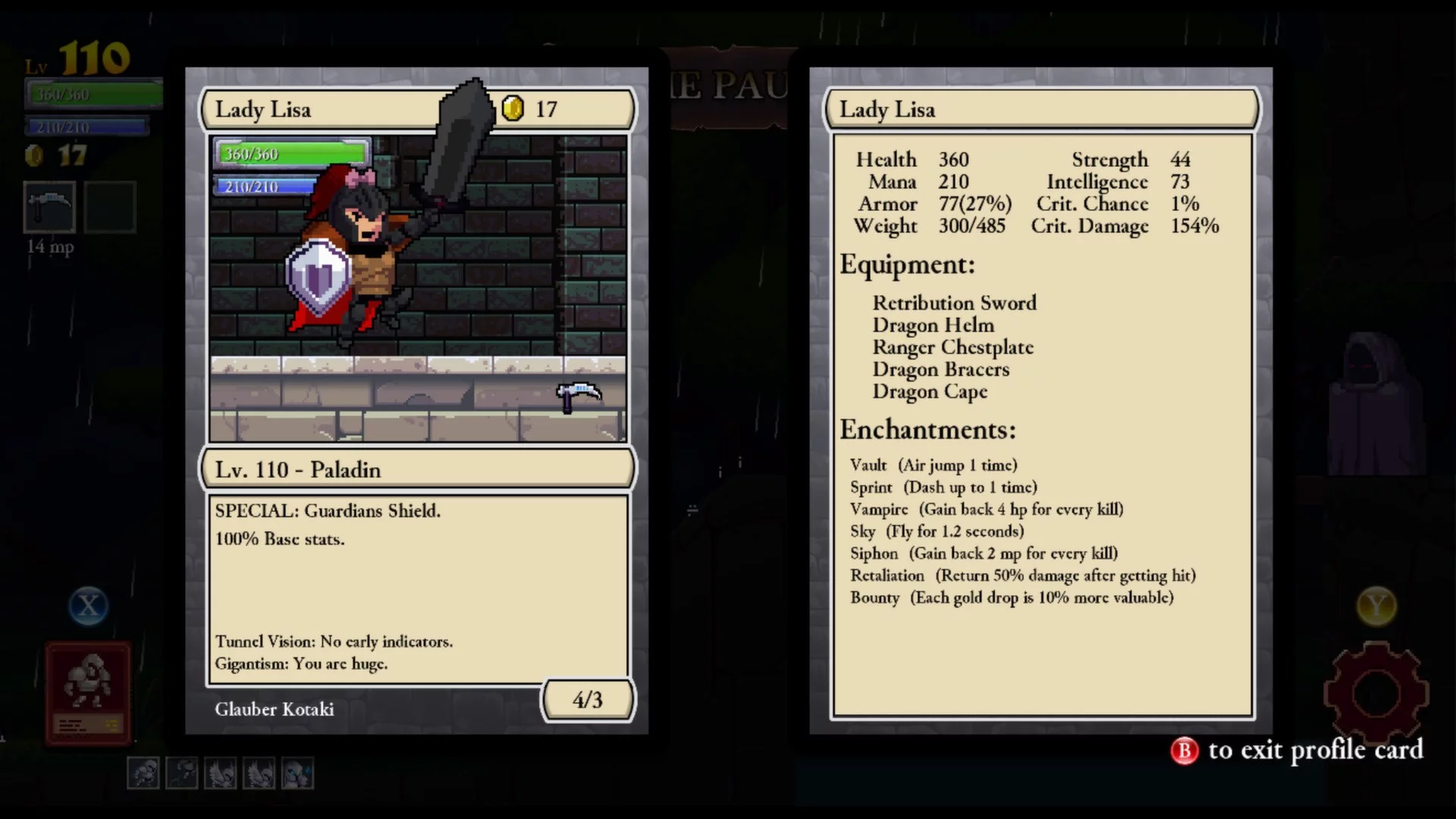 Изображение игры: Rogue Legacy