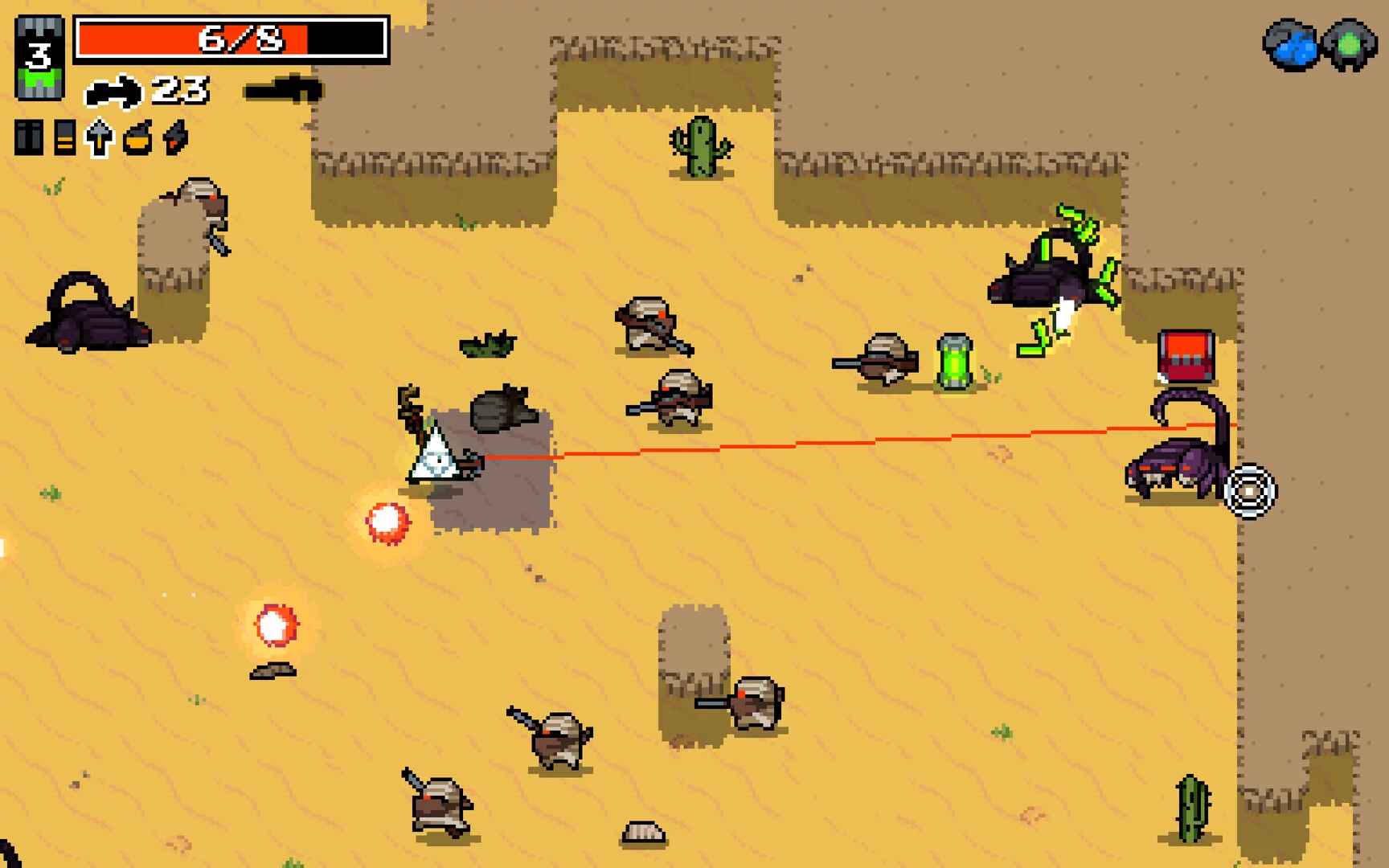 Изображение игры: Nuclear Throne