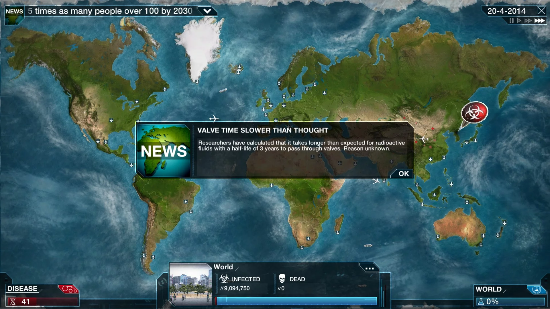 Изображение игры: Plague Inc: Evolved