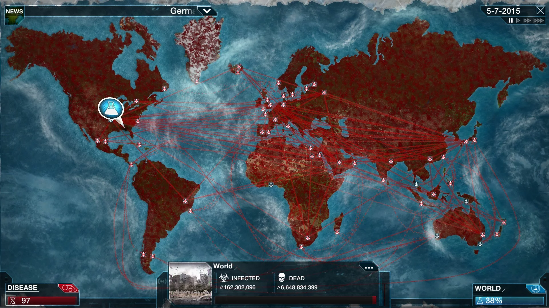 Изображение игры: Plague Inc: Evolved