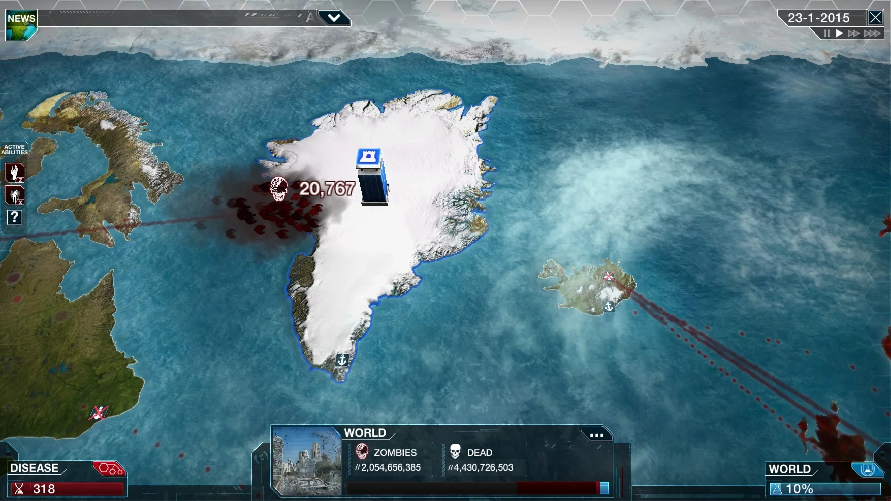 Изображение игры: Plague Inc: Evolved