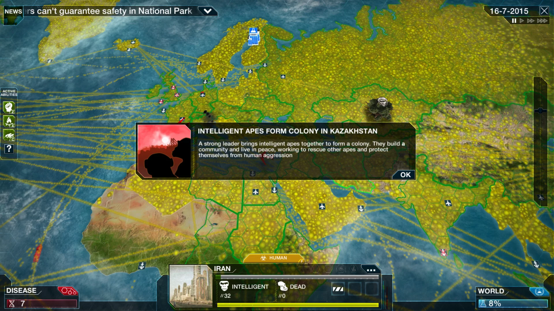 Изображение игры: Plague Inc: Evolved
