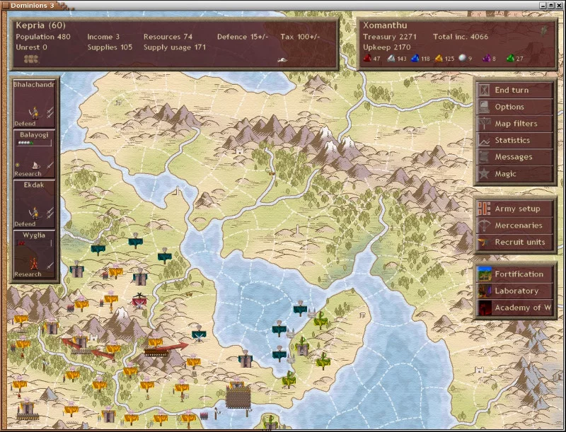 Изображение игры: Dominions 3: The Awakening