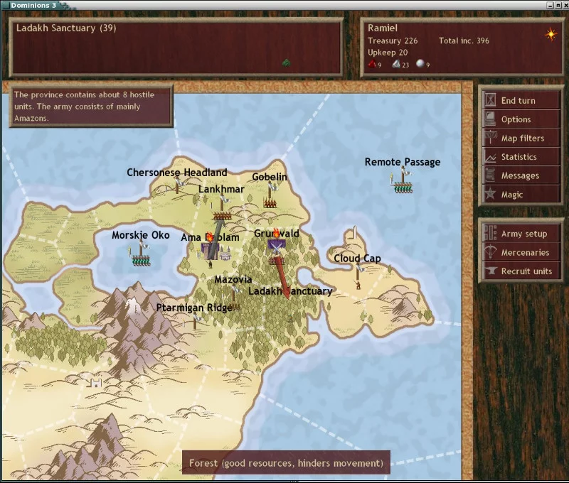 Изображение игры: Dominions 3: The Awakening