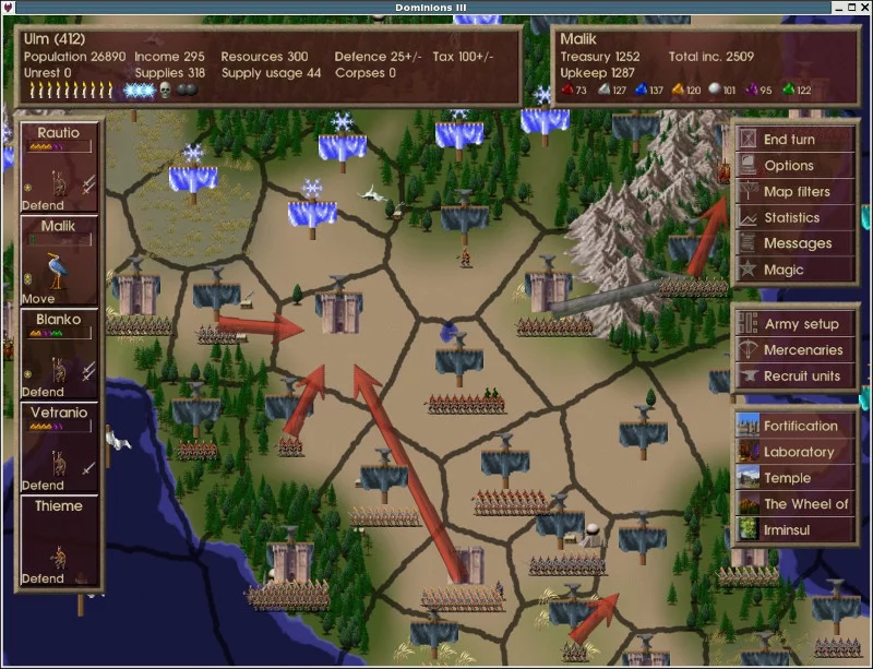Изображение игры: Dominions 3: The Awakening