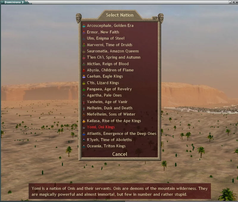 Изображение игры: Dominions 3: The Awakening