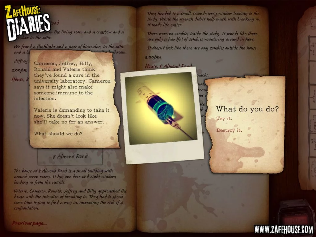 Изображение игры: Zafehouse: Diaries