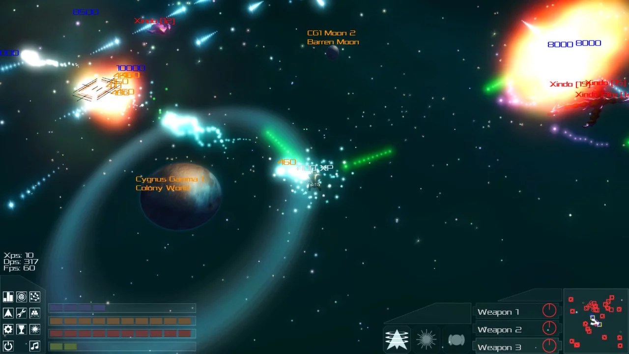 Изображение игры: Galactic Arms Race