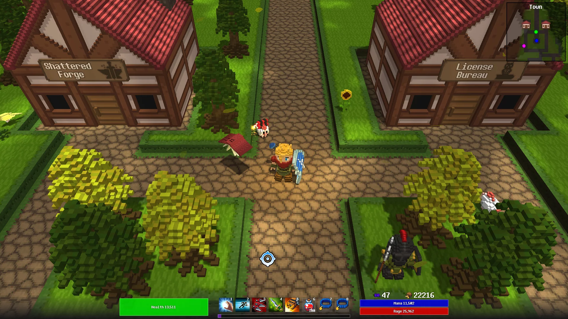 Изображение игры: Forge Quest