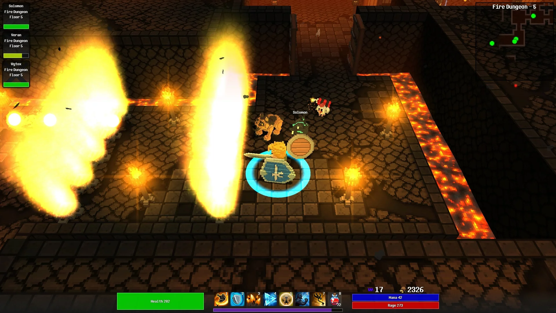 Изображение игры: Forge Quest