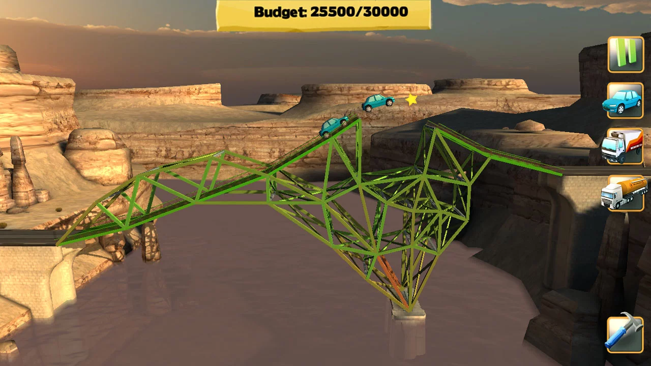 Изображение игры: Bridge Constructor