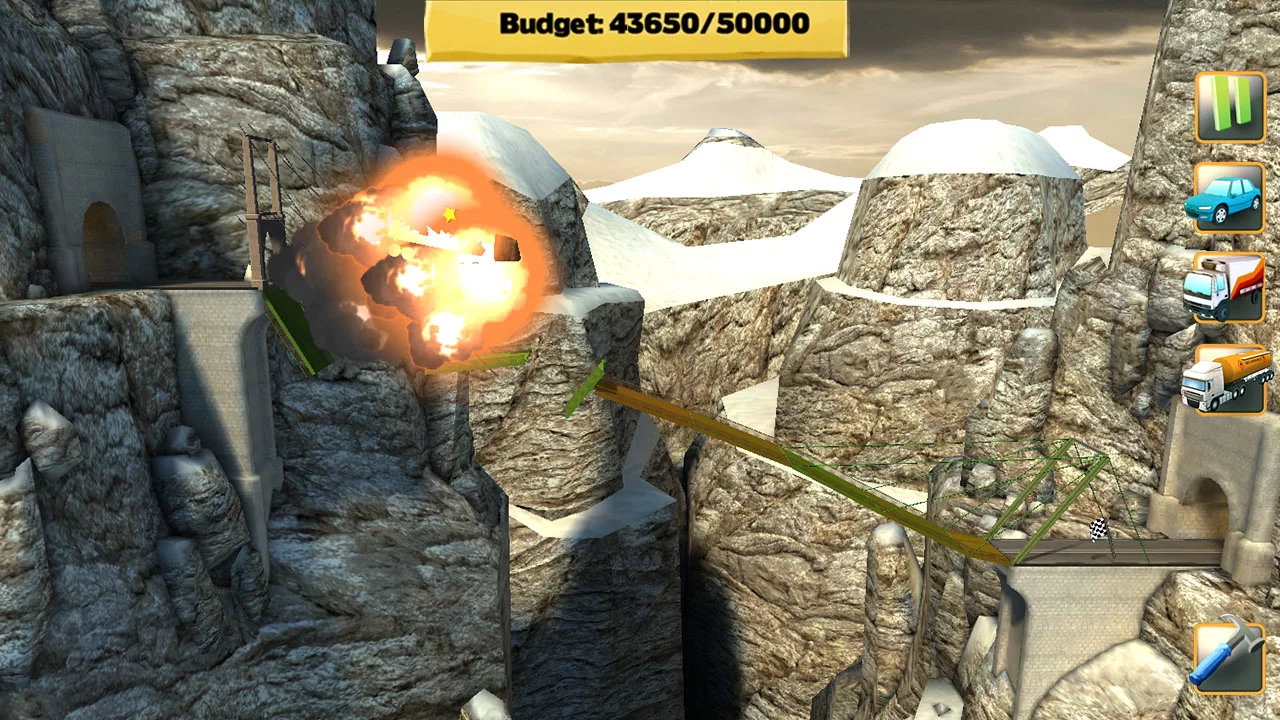 Изображение игры: Bridge Constructor