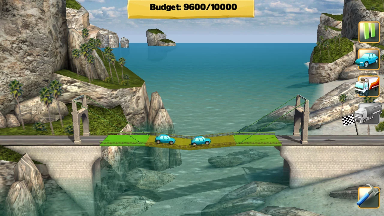Изображение игры: Bridge Constructor