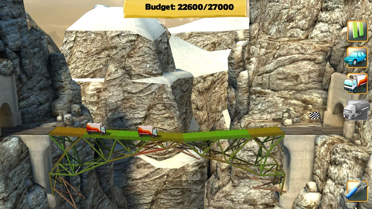 Изображение игры: Bridge Constructor