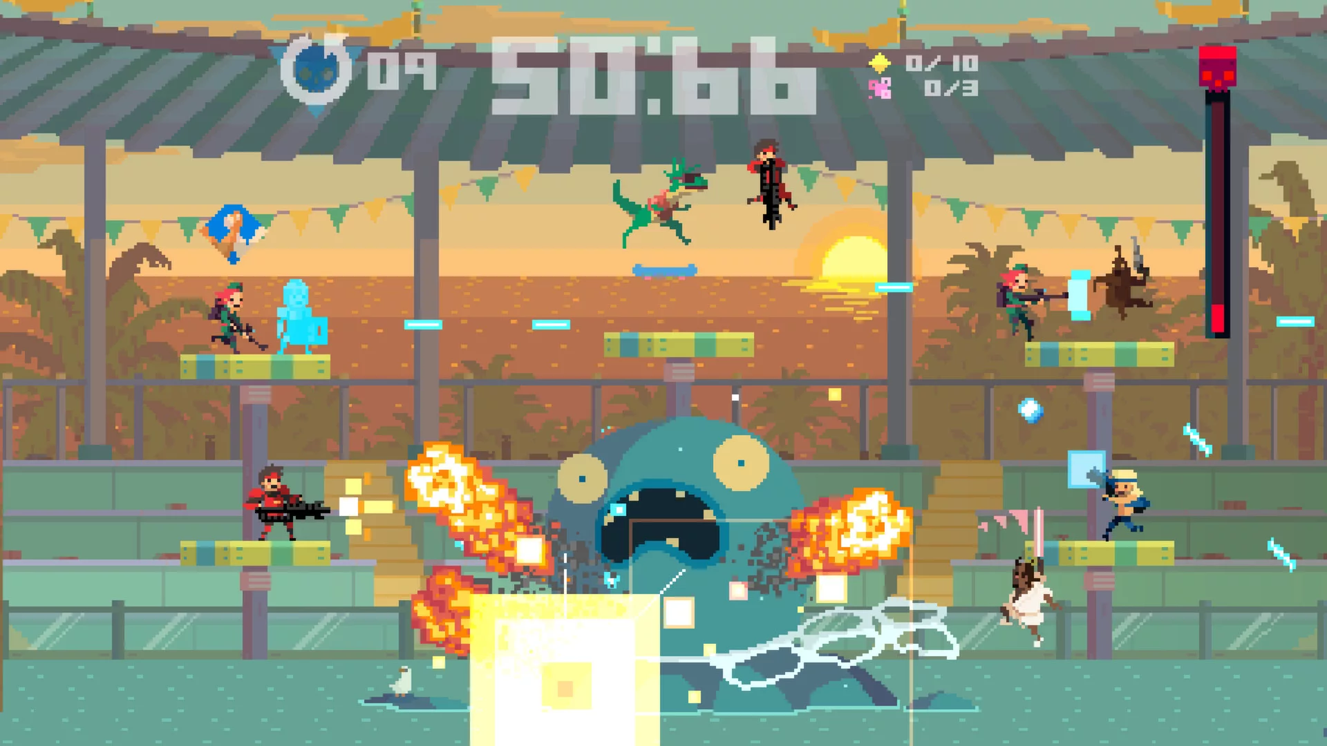 Изображение игры: Super Time Force Ultra