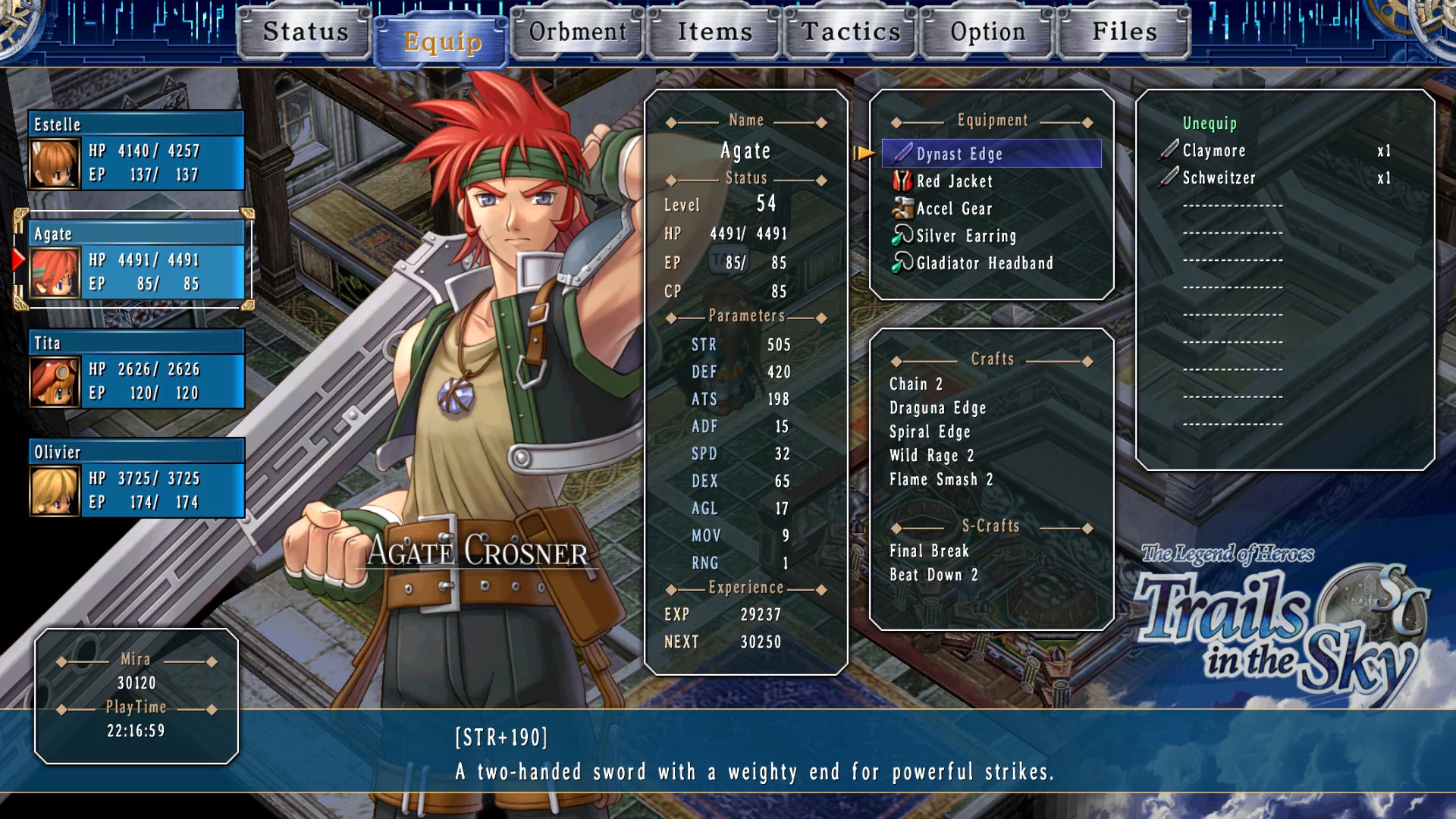 Изображение игры: The Legend of Heroes: Trails in the Sky SC
