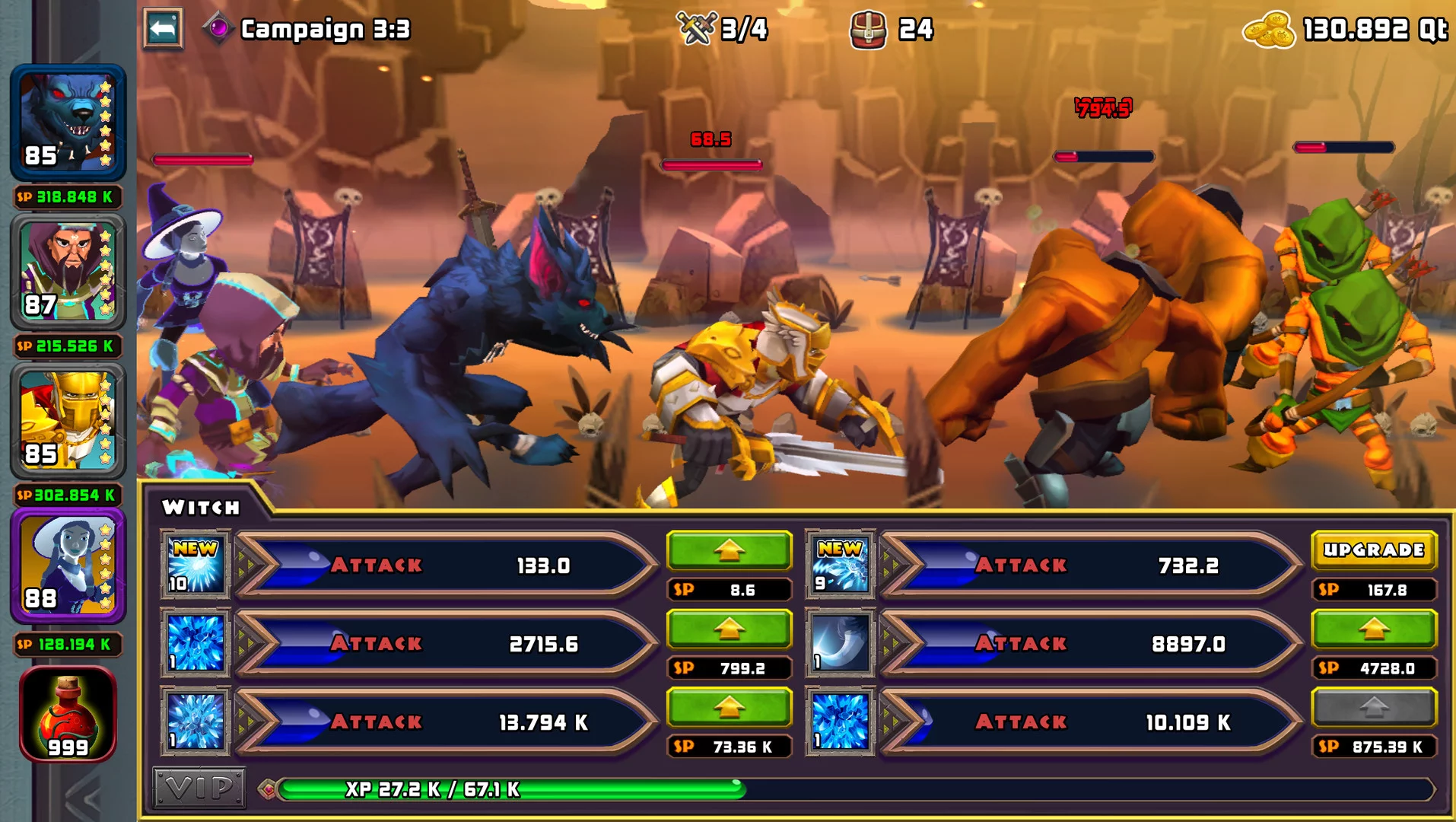 Изображение игры: Heroes of Havoc: Idle Adventures